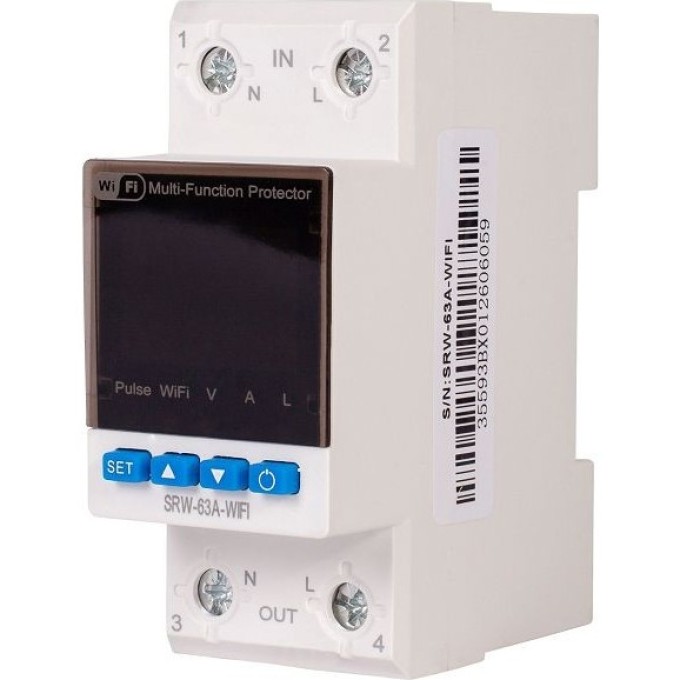 Реле напряжения RUCELF с Wi-Fi SRW-63A-WIFI